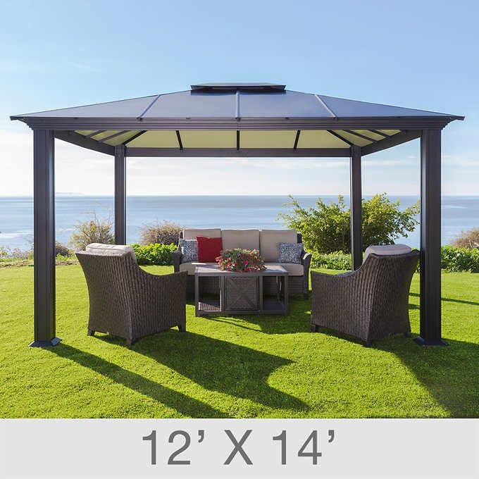 Paragon Santa Monica Aluminum Patio Gazebo 12*14