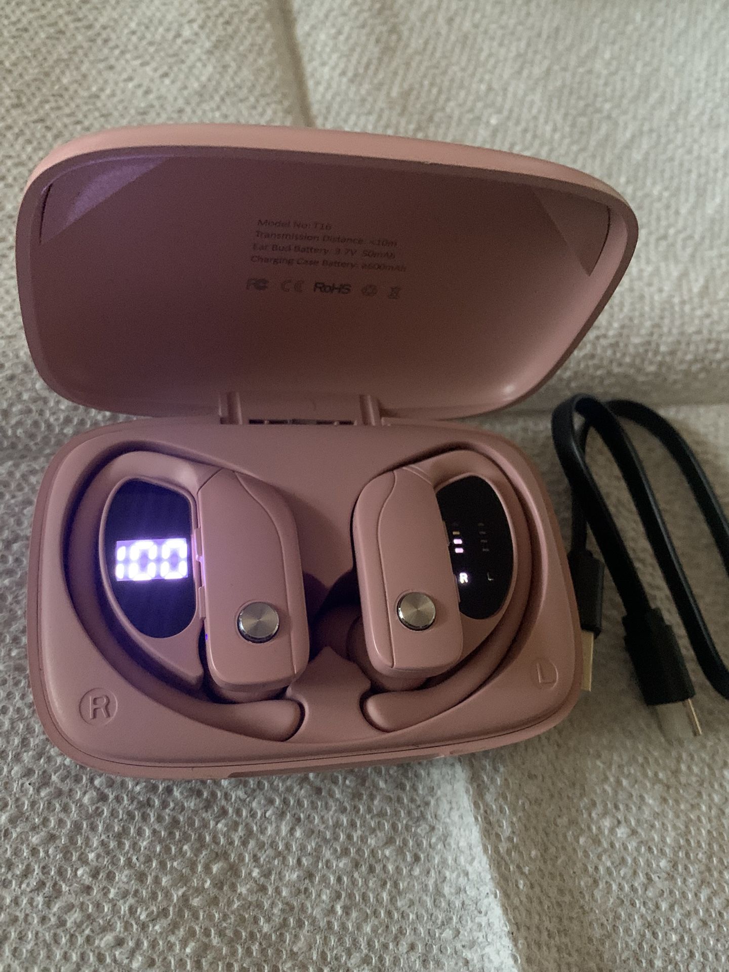 Wireless Earbuds Pink