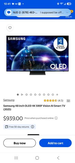 48 inch oled Samsung 4k tv