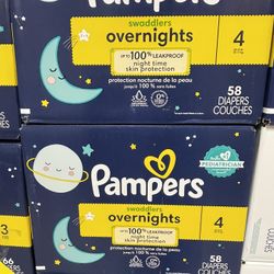 Pampers overnight 