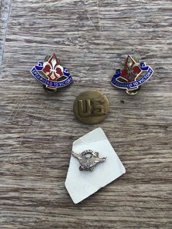 Vintage Military Pins