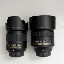 Nikon AF-S NIKKOR 35mm + 85mm