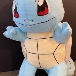 Pokemon Squirtle Foam Stuffed Animal Plush Jumbo 21" Toy Factory