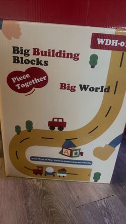 Big Building Blocks Kids Toy Set