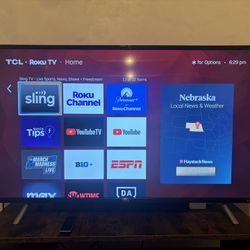 49” TCL Roku 4K Smart TV