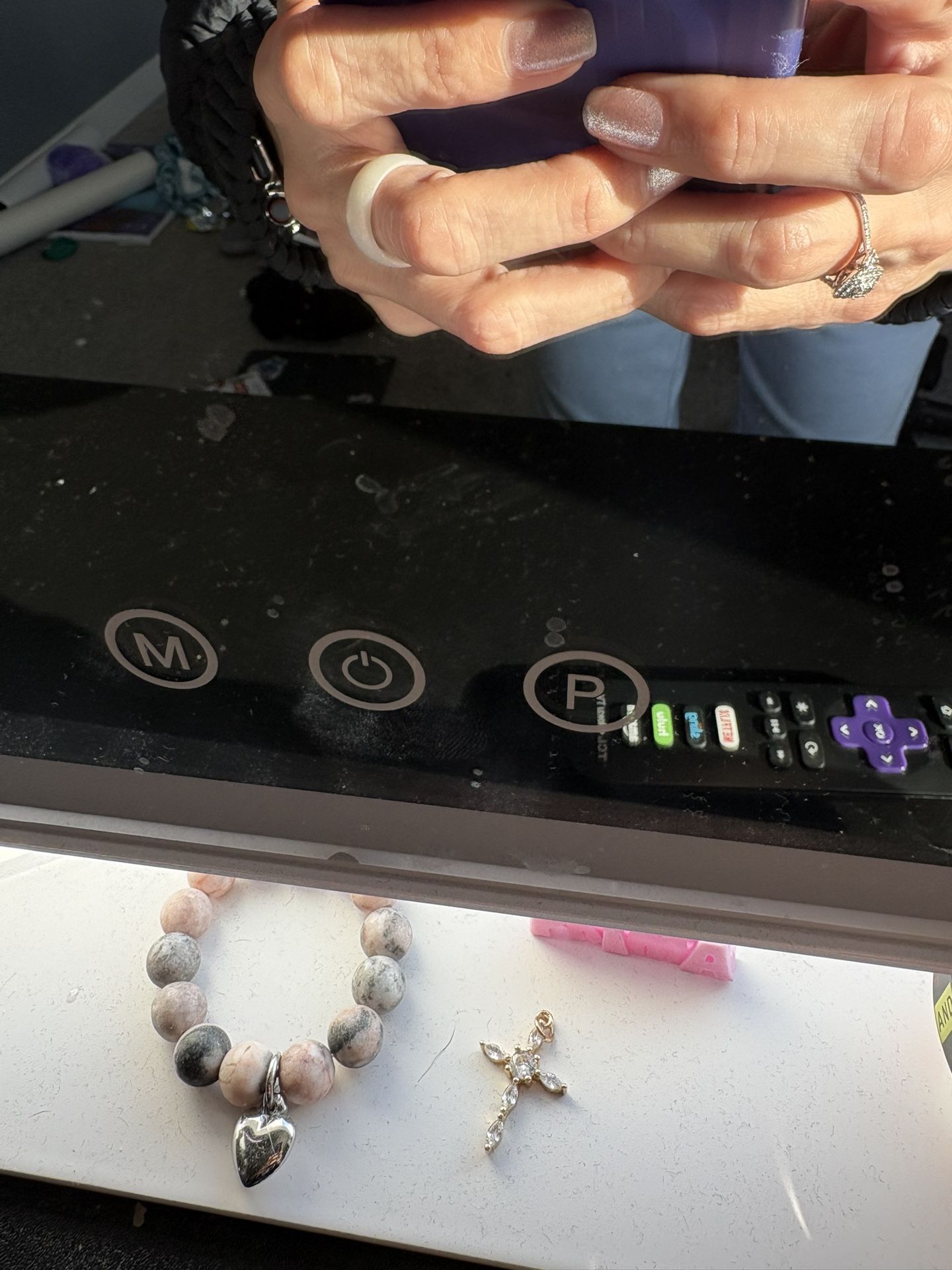 Vanity, Mirror and Chair