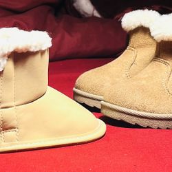 Adorable Tan Boots For Little Ones - Perfect For Winter!
