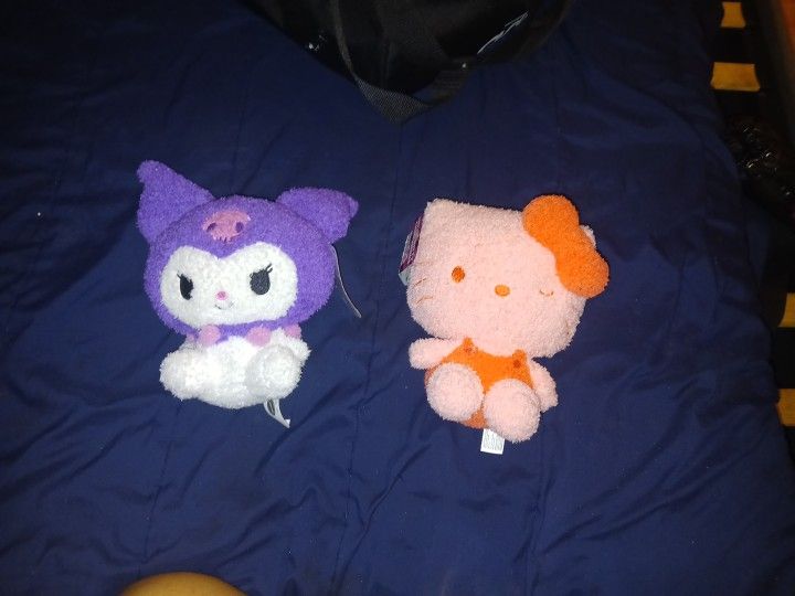 Hello Kitty And Kuromi Plushy 