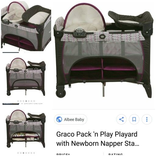 Graco Baby Pack N' Play Deluxe Nyssa Collection New in box