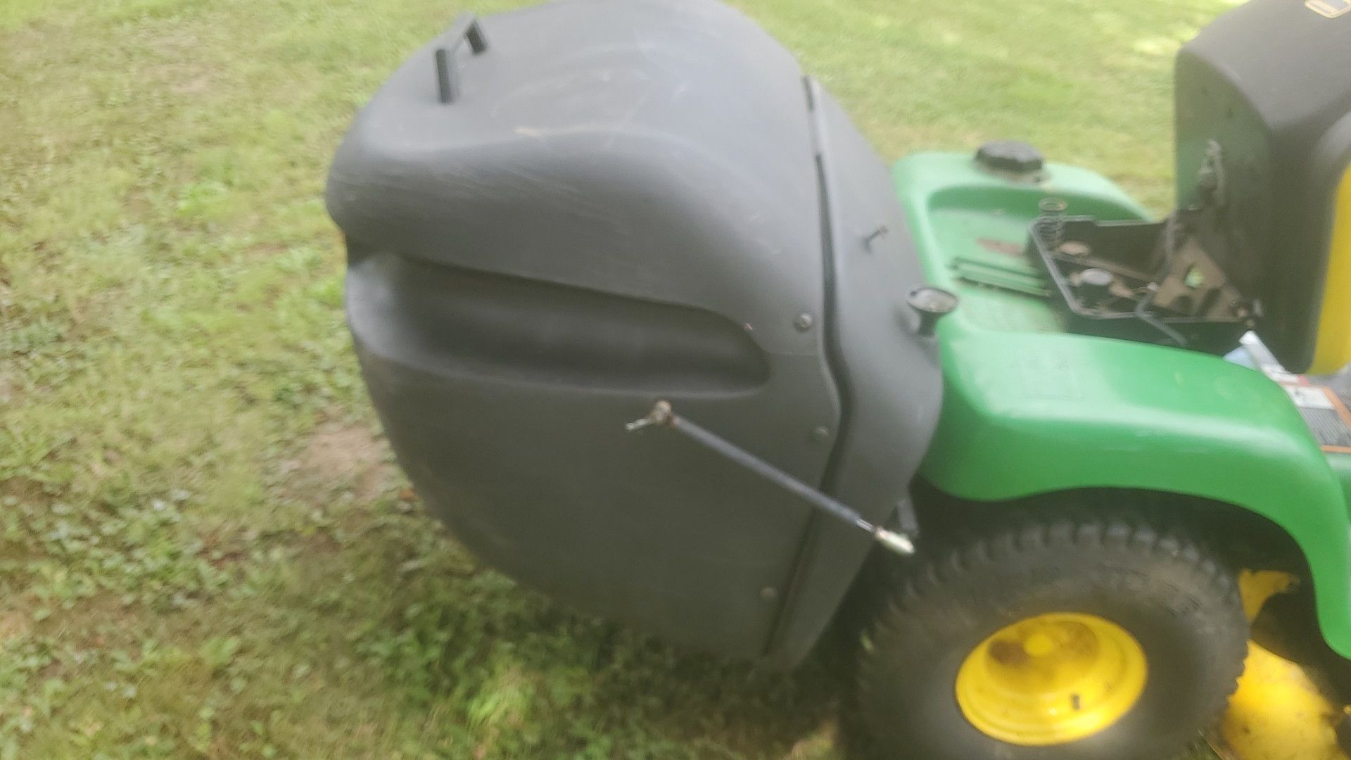 John Deere LTR166 rear bagger. Runs and mows great for Sale in Monroe