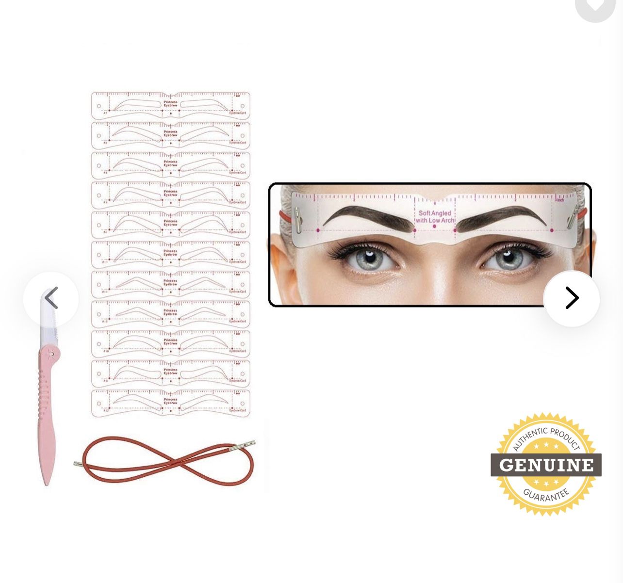 Eyebrow Stencil,11 Fashionable Styles Eyebrow Shaper Kit for Women Reusable Eyebrow Template 3 Minutes Makeup Tools for Eyebrows Great Gift