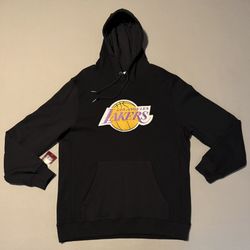 Mitchell & Ness Los Angeles Lakers Hardwood Classics Logo Hoodie Brand New DS