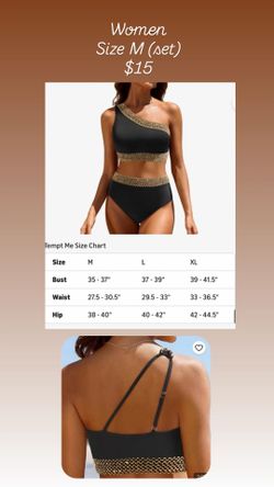 Women size M 2 peice swim set