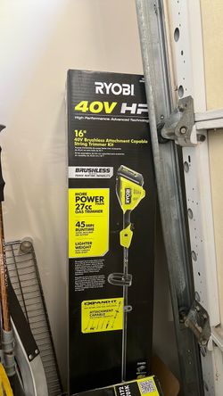 2 brand new ryobi 40V HP 16" Brushless String Trimmer Kit