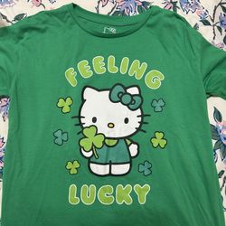 St Patrick’s Day Hello Kitty Shirt 