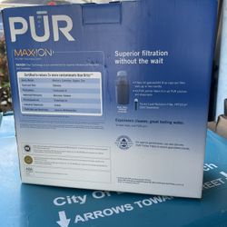 PUR MAXION FILTER TECHNOLOGY NEW CONDITION $20 Firm On Price