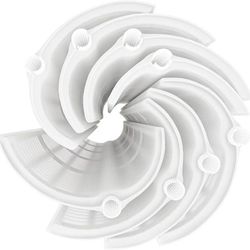 Cryspool® 1005 DE Filter Compatible with FNS Plus 60, 0, Jandy DEL/DEV60,DE6020, FS-2005, PFS3060, FC-9550,PG-1905, FG-1005, 7 Full + 1 Partial