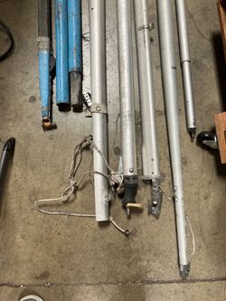 Vintage Maston Mfg Race-Lite Sailboat Mast Boom Spar Rigging Lot