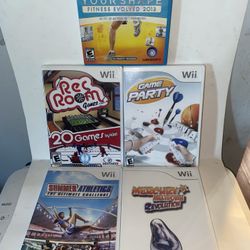  5 Nintendo Wii  Games