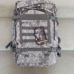 Bugout Bag Camo Backpack New