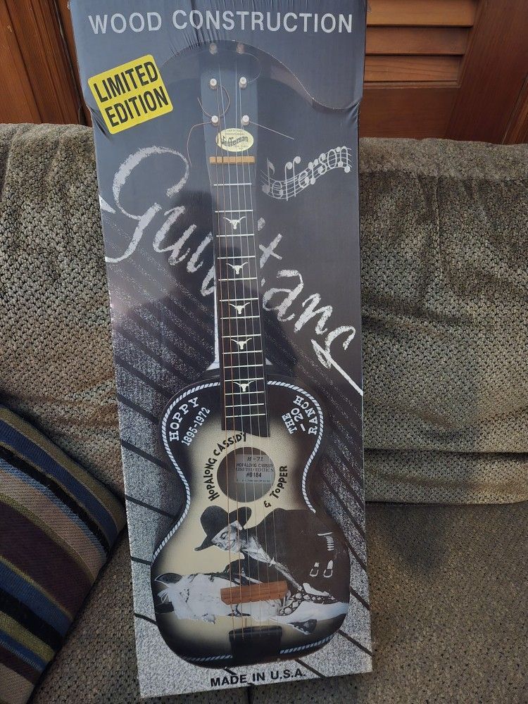 Limited Edition Still In Box Hopalong Cassidy Guitar