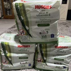 Huggies Wipes 168 Count $6.00