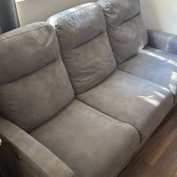 Reclining Three Seat Couch Electric