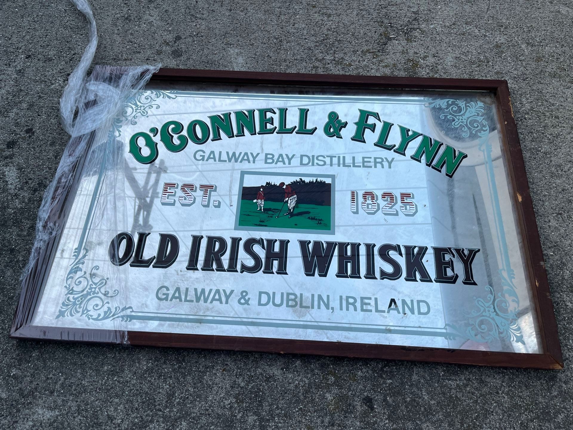 Antique Old Irish Sign For Man Cave Or Shop