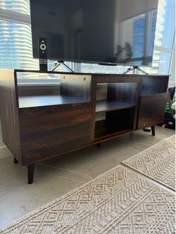 Rustic Wood TV Stand