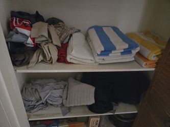 Towels pillow cases etc