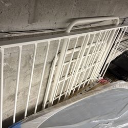 Twin size mattress with  bed frame