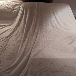 Vintage Normandie Bedspreads “Martha” Hobnail Chenille Full/Queen Bedspread Soft Yellow Farmhouse Retro Bedding