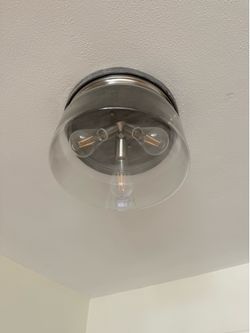 💡 Hunter Devon Park Flush Mount Ceiling Lights – $80 for Both