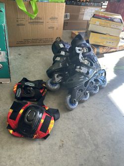 Roller blade Size : 7 + Knee And Arm Pad