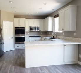Big saving on cabinet material.