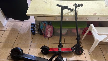 Two electric scooters