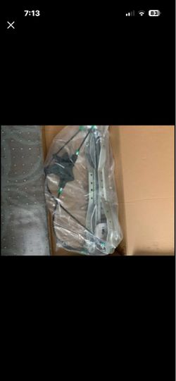Front driver side power window regulator with motor