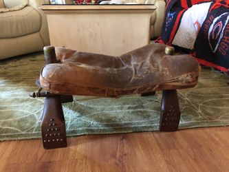 Antique Camelback Stool