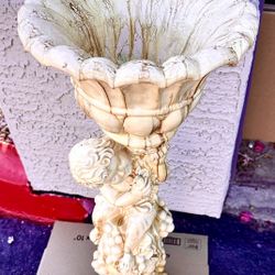 Awesome Column pot/ vase resin reinforced ceramic H34xW12 inch