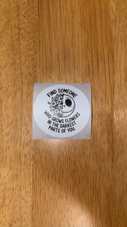 Jack Skellington Quote Round Sticker
