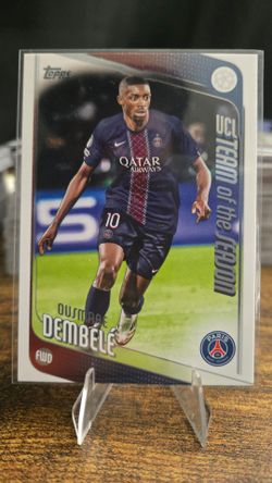 2026 Topps UEFA - UCL Team of the Season Ousmane Dembele #3 2026 World Cup France Striker