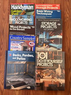 Handyman, Wood & Storage Projects books & Magazines