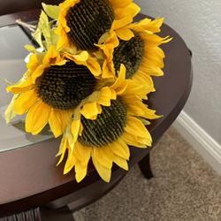 Sunflower Silk Flower One Bunch Fall Decor