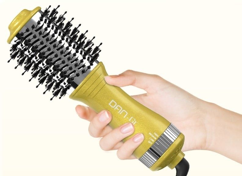 Golden Mini Hair Dryer 10-Inche Technology Brush (DAN)