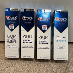 Crest Gum toothpaste 4.8 oz: $4 each