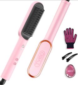 TYMO Hair Straightener Brush, Hot Comb Hair Straighteners for Women
