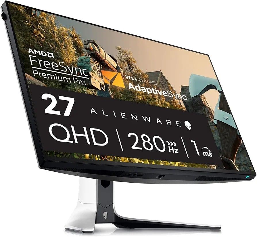 Alienware AW2723DF Gaming Monitor - 27-inch (2560 x 1440) 240Hz Display (DP 1.4), 1ms Response Time, Preset OSD Modes, Height/Tilt/Swiv