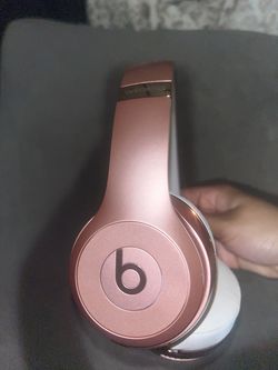 Rose Gold Beats Solo3 Wireless Headphones – Bluetooth