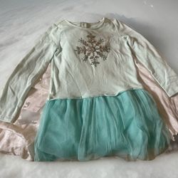 Girl’s Sequins Snowflake Winter Dress NWOT Sz 12