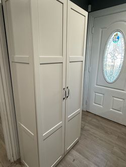 White Shaker Storage Cabinet